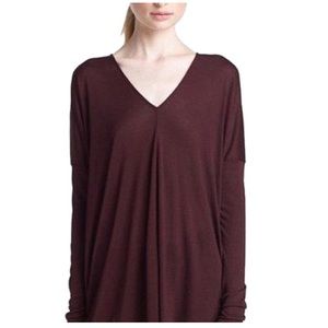 Vince long sleeve shirt Maroon XS